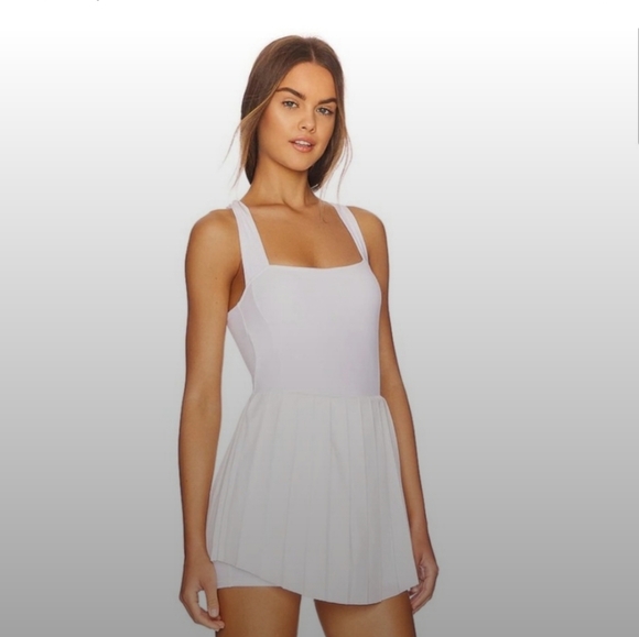 Varley Carina Dress In Bright White Size Small - Picture 4 of 16